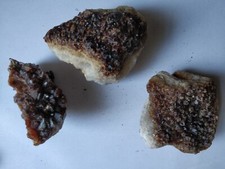 Raw Citrine Cluster Natural Yellow/Brown Quartz Crystal Geode Healing Stone - B