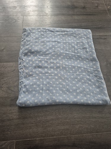 Blue white polka - blue, dot