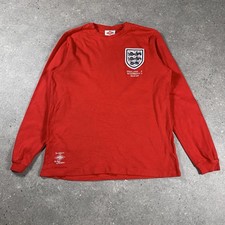 England Shirt Mens Large Red Umbro Reissue 1966 World Cup Jersey Bobby Moore 6