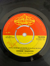 Dionne Warwick - You'll Never Get To Heaven (If You Break My Heart) - 7" Vinyl 
