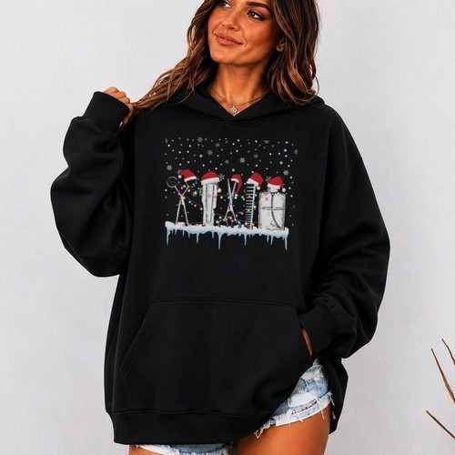 Christmas hair stylist - stylist, hoodie