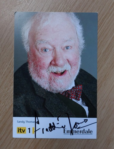 Freddie jones emmerdale - emmerdale, signed