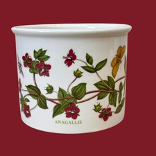 Vintage Portmeirion Botanic Garden 'Anagallis' Sugar Pot, Ceramic Jar, Susan