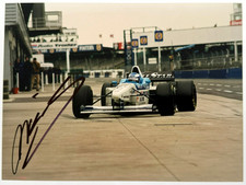 Mika Salo Hand Signed Autograph Formula 1 Tyrrell 024 1996 Ferrari Lotus Arrows