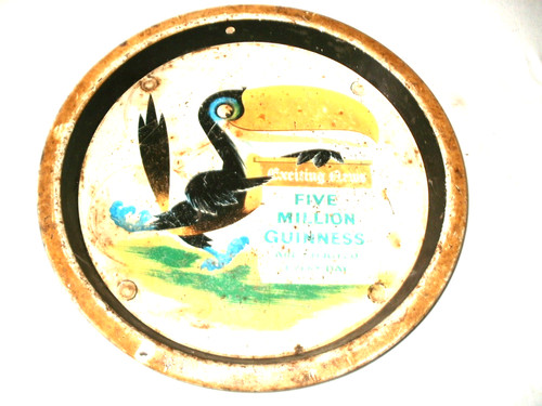 Vintage guinness pub tray - vintage,