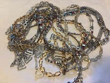 BRA STRAPS x 7 pairs, adjustable, bling, sparkly, resell, wear, traders.