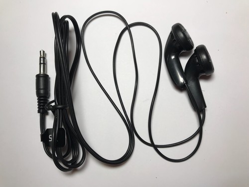 Black earphones for - pure, evoke