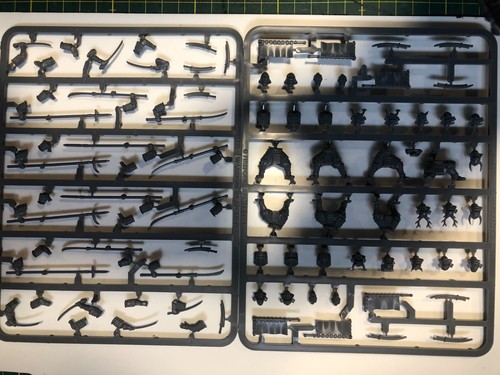 Samurai warrior sprues - samurai,
