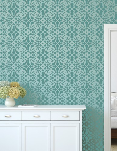 Ornametns stencil lace allover - ornametns,