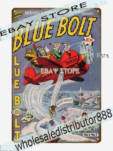 1940s blue bolt rocket - 1940s,