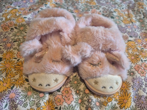 Pink unicorn slippers - unicorn,