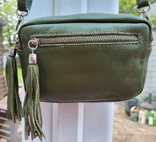 Borse pelle italy olive - in,