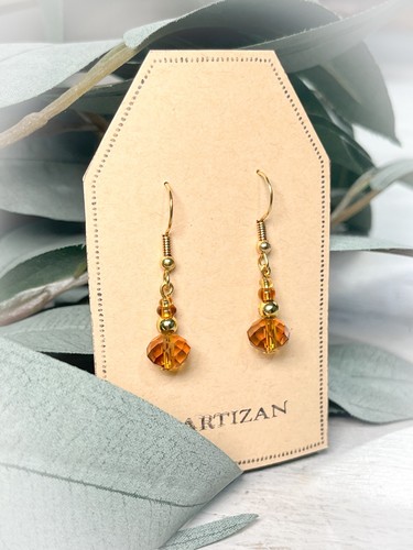 Elegant amber and gold