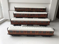 4 P C Models Kit Built LNER Gresley 61' 6'" Coaches Model Railway OO Gauge
