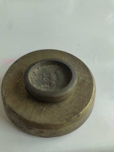Vintage brass scale weights - vintage,