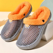 Ladies Outdoor Slippers Furry