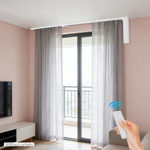 Electric curtain rail - rail, with