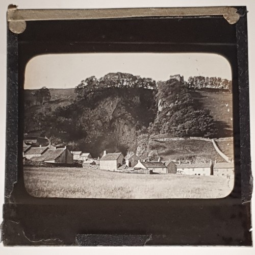 Old magic lantern glass slide - magic,