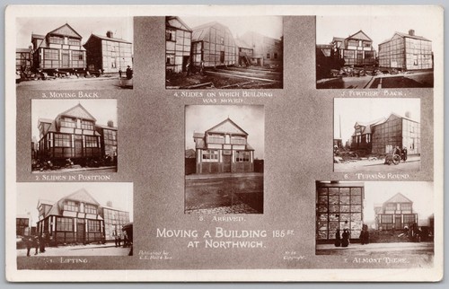 Northwich moving the bridge - moving,