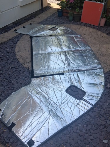 Motorhome silver screen - motorhome,