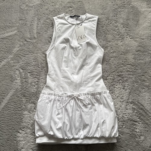 New bnwt zara white dress - new,