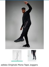 adidas Sportswear Originals Mono Tape Joggers Men Women Trousers Clothes Size S