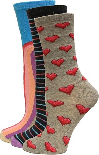 Hot sox rainbow hearts - sox,