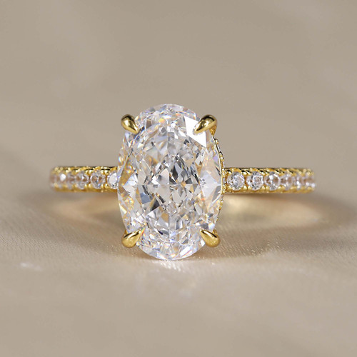 Tcw oval cut - oval, moissanite