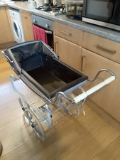 old silver cross dolls pram