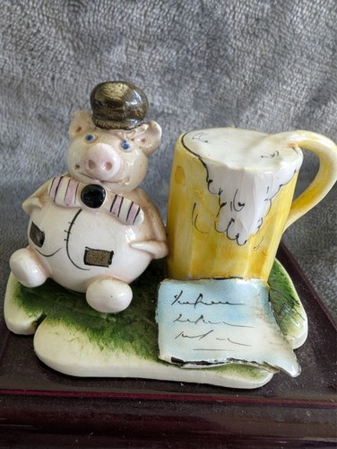 Vintage zampiva ceramic pig - zampiva,