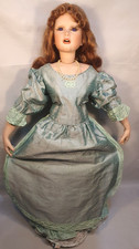 Porcelain Doll (695) 28"(70cm), Vintage & Large,  RARE Collector's Doll
