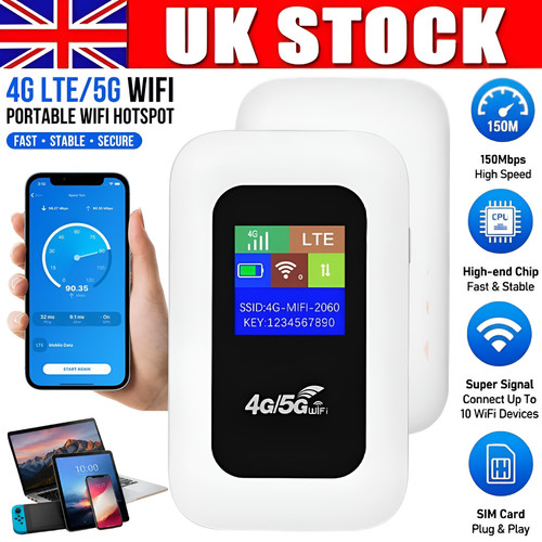 Unlocked lte lcd mifi - 5g,