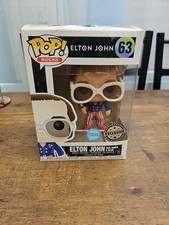 Elton John Funko Pop! Vinyl: Rocks #63 Glitter Red, White, Blue