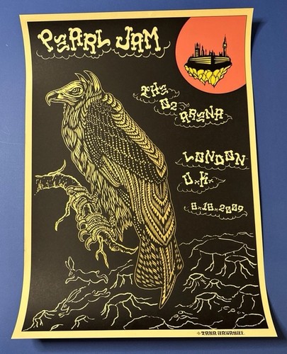 Pearl jam poster - pearl, 8/18/2009