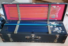 Vintage Archery Box with Bow, Arrows, Stabilisers and loads of other bits. Pics