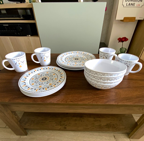 Melamine nature print dinner - nature,