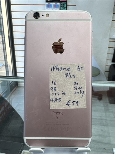 Iphone plus sim only - 6s, o2