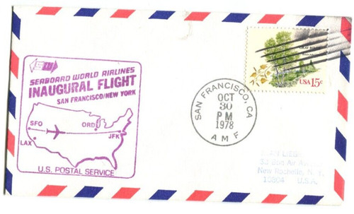 Seaboard world airlines first - seaboard,