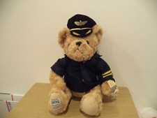 THE ORIGINAL BOBBY BEAR MINGREN  Sitting Plush Teddy London Cop 13" SITTING