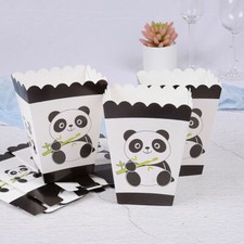 Panda Popcorn Box Zoo Animal