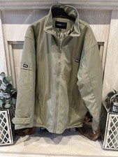 Eisenegger Insulated Padded Puffer Jacket - Cream - PVC - Y2K - Size Medium 