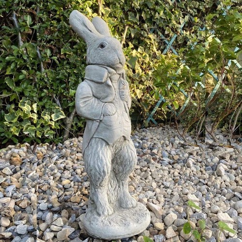 Stone cast peter rabbit garden - stone,