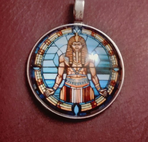 Pharaoh necklace ancient - pharaoh,