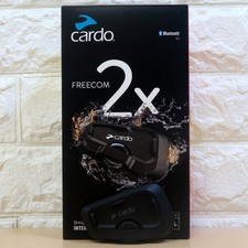 Cardo Freecom 2X Bluetooth  Waterproof 2-Way Motorcycle Helmet Intercom - Single