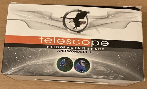 Telescope tripod set - telescope, black