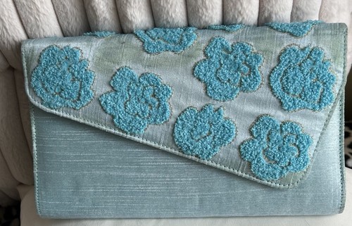 Embroidered clutch evening - embroidered,