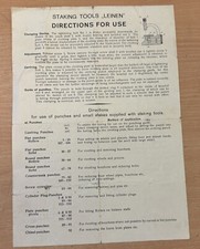 Staking Tools Leinen Directions For Use