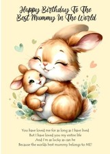 NEW Cute Bunnies Happy