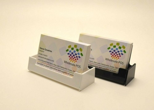Business card holders white - card, &