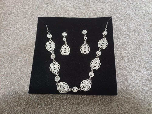 Jon richard diamante necklace - diamante,